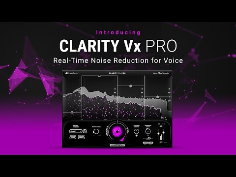 Waves Audio Clarity Vx Pro Noise Reduction Software - Electronic Delivery