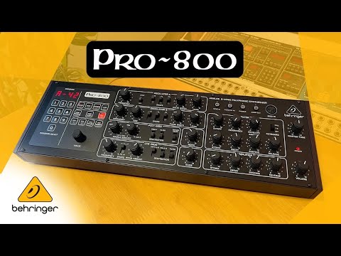 鍵盤楽器 behringer PRO-800 Behringer PRO-800 Analog 8-Voice Polyphonic Synthesizer – Vintage King