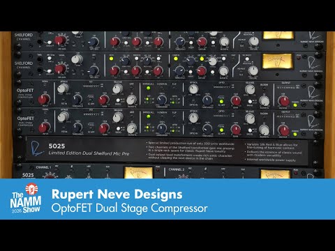 New At NAMM 2026: Rupert Neve Designs OptoFET Dual Stage Compressor