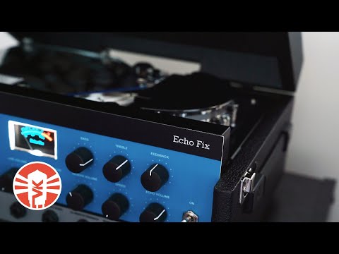Echo Fix EF-X2 Tape Echo with Spring Reverb and DSP Reverb/Chorus - Blue