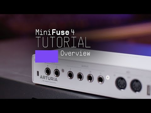 Arturia MiniFuse 4 USB-C Audio Interface - Black