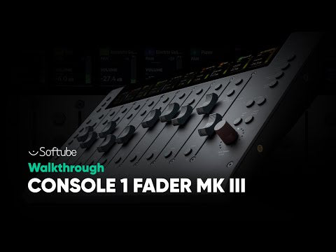 Softube Console 1 Mixing System MKIII with Channel and Fader