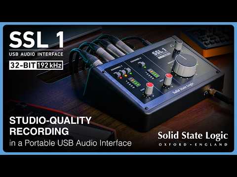 Solid State Logic SSL 1 2-in/2-out USB-C Audio Interface