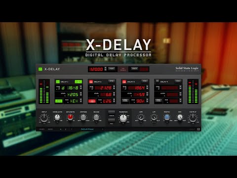 SSL X-Delay Vintage Digital Delay Plug-In - Electronic Delivery