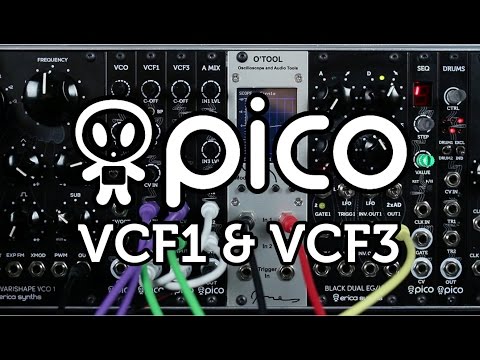 Erica Synths Pico VCF1 & VCF3 demo