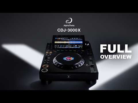AlphaTheta CDJ-3000X Professional DJ Media Player