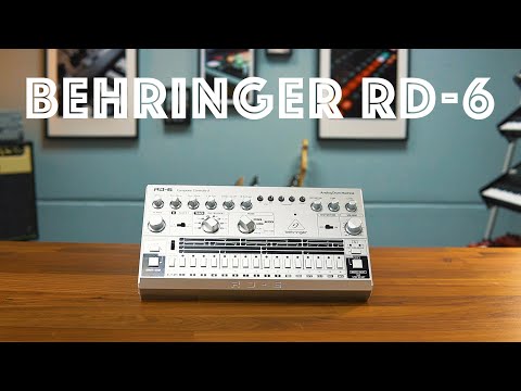Behringer RD-6 Analog Drum Machine - Silver Video 1