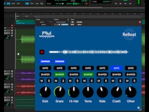WaveMachine Labs ReBeat Core Stem Separator for Drums - Electronic Delivery