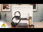 Behringer U-PHORIA STUDIO PRO Recording Bundle with Interface, Microphone and Headphones