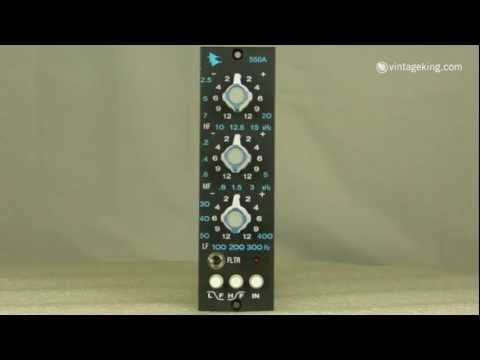 API 550A 500 Series 3-Band Equalizer