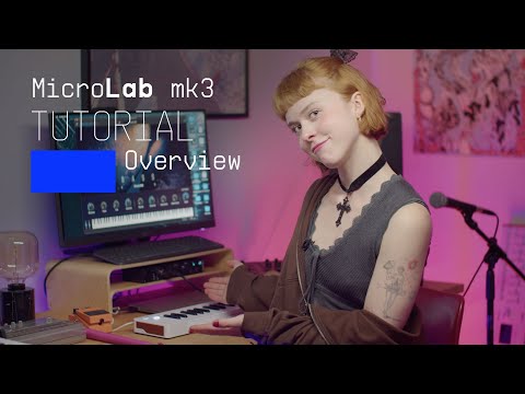 Arturia MicroLab mk3 Portable MIDI Controller - White