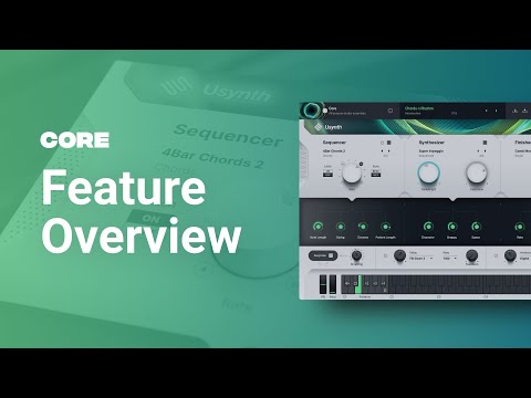 UJAM Usynth CORE Synthesizer Virtual Instrument - Electronic Delivery Video 2