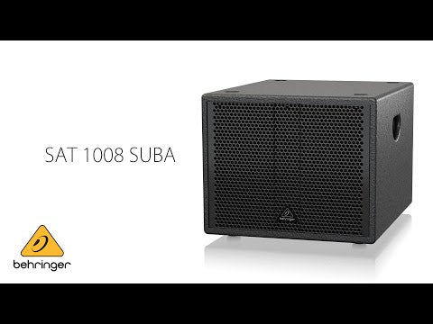 Behringer SAT 1008 SUBA Active 600-Watt 8" PA Subwoofer