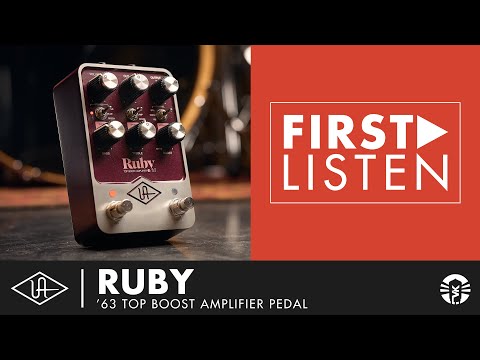 Universal Audio UAFX Ruby '63 Top Boost Amplifier Pedal