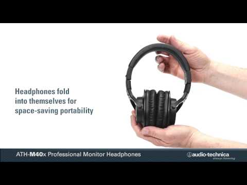 Audio-Technica ATH-M40x Closed-Back Headphones - Black
