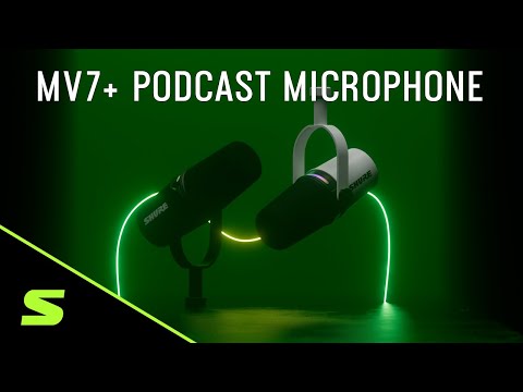 Shure MV7+ Hybrid Dynamic Podcast Microphone - Black (Demo Deal)