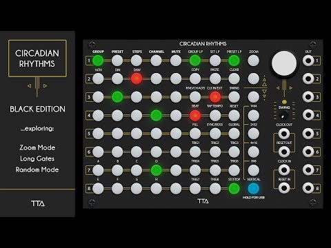 Tiptop Audio Circadian Rhythms Grid Sequencer Module - Black