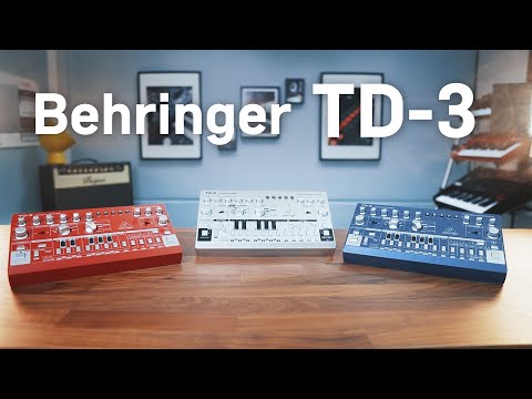 Behringer TD-3 Analog Bass Line Synthesizer - Blue – Vintage King