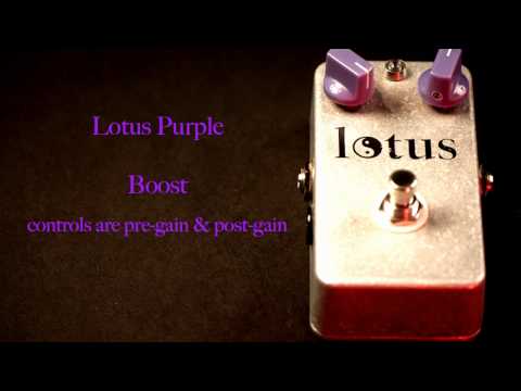 Lotus Pedals Purple Boost Pedal – Vintage King