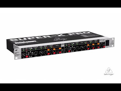 Behringer CX3400 V2 Stereo 2-Way/3-Way/Mono 4-Way Crossover with Limiters