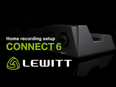 Lewitt CONNECT 6 DSP-Powered Dual USB-C Audio Interface