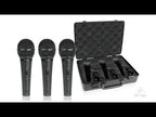Behringer XM1800S Dynamic Microphone (3-Pack)