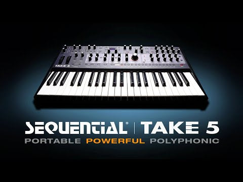 Sequential Take 5 Compact Poly Synthesizer
