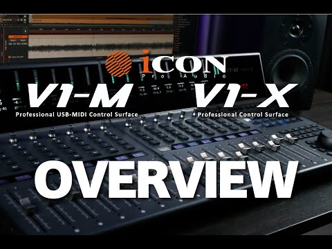 iCon Pro Audio V1-X Extender for V1-M DAW Control Surface Video 2