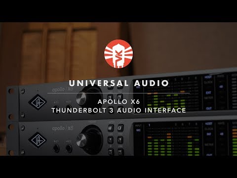 Universal Audio Apollo x6 16x22 Thunderbolt 3 Interface