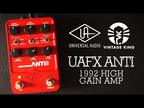 Universal Audio UAFX ANTI 1992 High Gain Amp Pedal (Demo Deal)