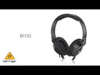 Behringer BH30 Supra-Aural High-Fidelity DJ Headphones