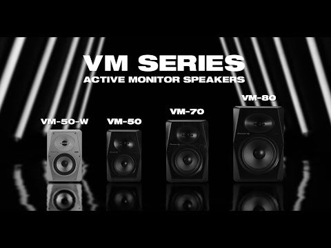Pioneer VM-50-W 5.25" Active Studio Monitor - White, Single