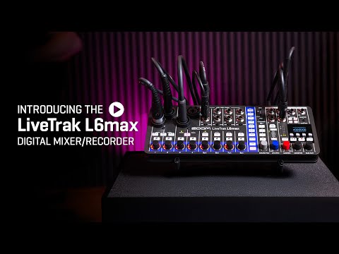 Zoom LiveTrak L6max 12-Channel Mixer and Recorder