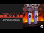 Vintage King Large Badge U47 Tube Condenser Microphone with Case