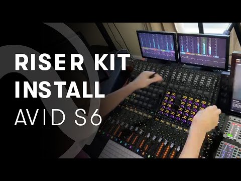 Avid S4/S6 Reduced Depth Riser Kit - 1 Bay