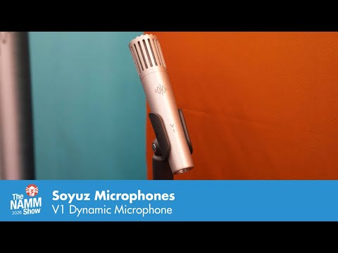 New At NAMM 2026: Soyuz Microphones V1 Dynamic Microphone & More