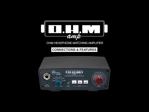Heritage Audio O.H.M. Headphone Matching Amplifier