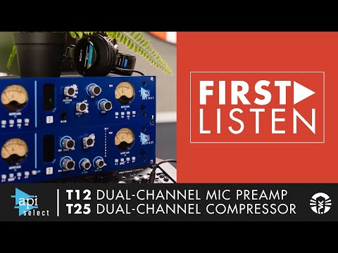 API Select T12 2-Channel Tube Microphone Preamplifier