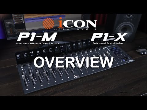 iCon Pro Audio P1-X DAW Control Expander for P1-M