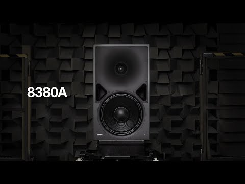 Genelec 8380A 3-Way Active Midfield SAM Main Monitor - Black, Single