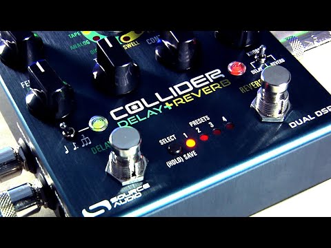 Source Audio Collider Stereo Delay and Reverb Pedal Video 1