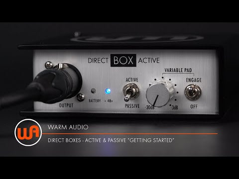 Warm Audio // Direct Boxes - Active & Passive "Getting Started"