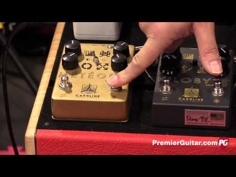 SNAMM '15 - Caroline Guitar Company Wave Cannon Mk II and Météore Demos