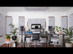 De-Fi Bass Trap Corner 2-Column Mount System - Charcoal