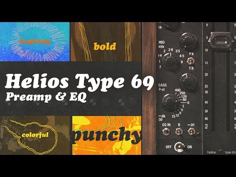 Universal Audio UAD Helios Type 69 Preamp and EQ Collection Plug-in - Elec Del