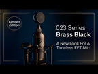 Soyuz 023 Bomblet Condenser LOMO Microphone - Limited Brass Black