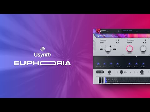 UJAM Usynth EUPHORIA EDM Synthesizer Virtual Instrument - Electronic Delivery Video 2