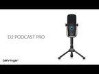 Behringer D2 PODCAST PRO Large Diaphragm Dynamic Podcast Microphone