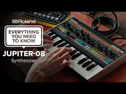 Roland JUPITER-08 Mini Synthesizer Keyboard