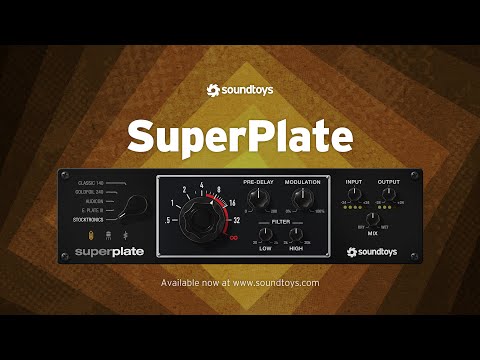 SoundToys SuperPlate Plate Reverb Plug-In - Electronic Delivery